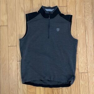 Nike Black and Gray Golf Pullover size medium